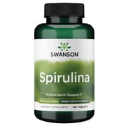 Swanson Spirulina Supplement, 500 mg, 180 Tablets