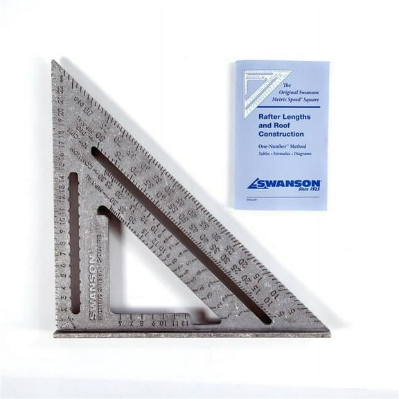 Swanson Square with English, German & French Packaging & Green Book Scale, Matte Finish