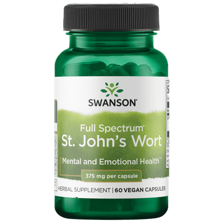 Swanson St. John's Wort 375 mg 60 Capsules
