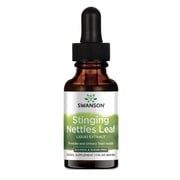 Swanson Stinging Nettles Leaf Liquid Extract Alcohol and Sugar-Free 1 fl Ounce (29.6 ml) Liquid