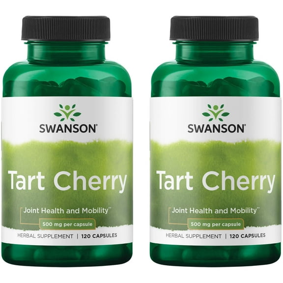 Swanson Tart Cherry 500 mg 120 Caps 2 Pack