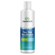 Swanson Tea Tree Mouthwash - Peppermint 16 fl oz Liquid