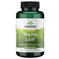 Swanson Thyme Leaf Capsules, 500 mg, 120 Count