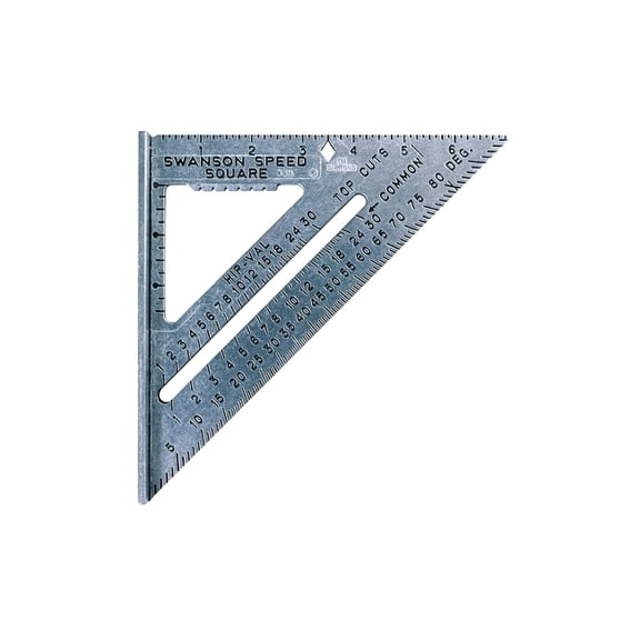 Swanson S0101 Speed Square with Black Markings & Swanson Blue Book