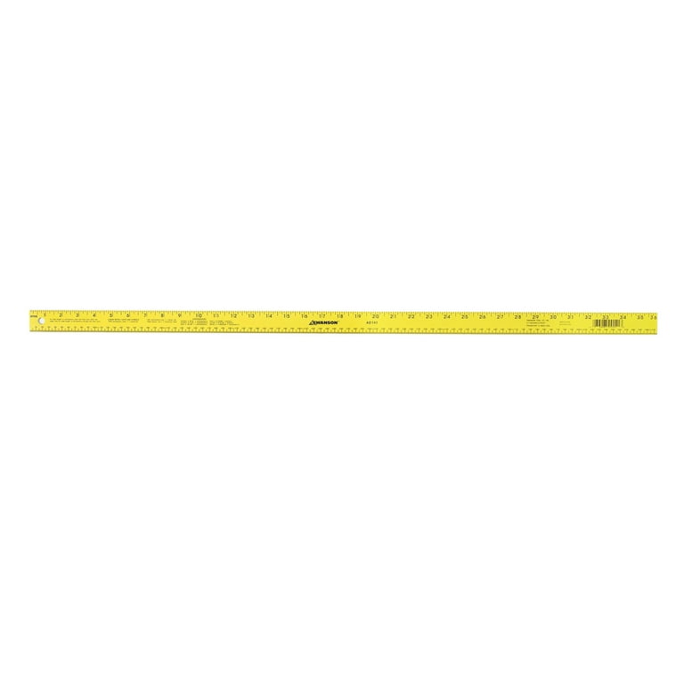 Swanson Tool Co 36 inch Bright Yellow Aluminum Yard Stick Straight Edge,  Model AE141 
