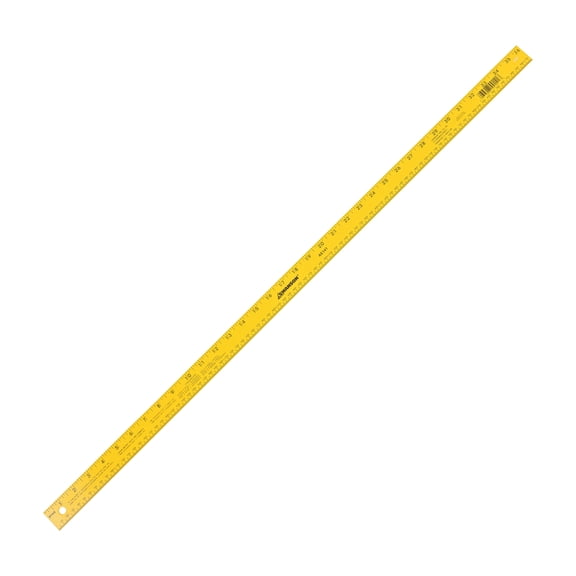 Swanson Tool Co 36" Yellow Aluminum Yard Stick Straight Edge with Ruler, Model AE141