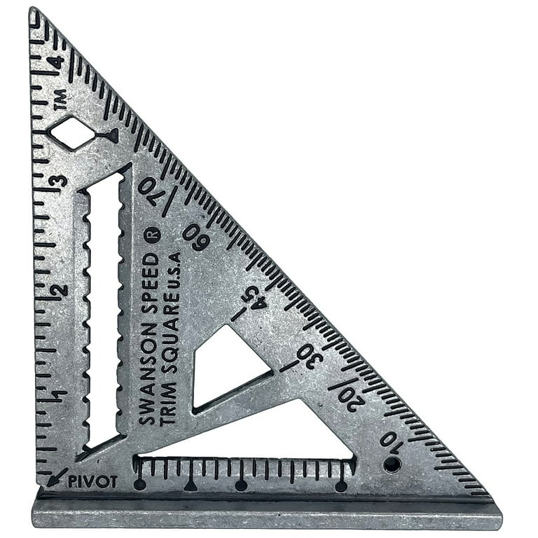 ◆TOSO◆バーチカルブラインド◆W2220×H2290◆O-2505BL8◆ Swanson Tool Co 4 and 1/2 in Solid Aluminum Speed Trim Square w