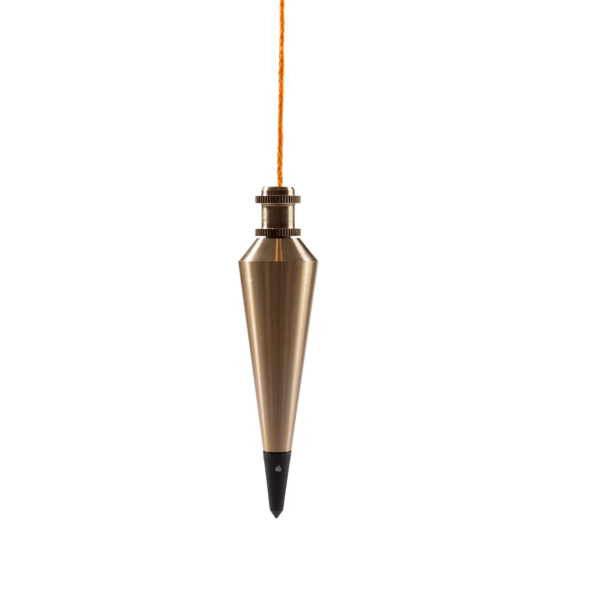 Swanson Tool Co 8-Ounce Brass Plumb Bob with 20' String Line and Hook  Included, Model PB008B 