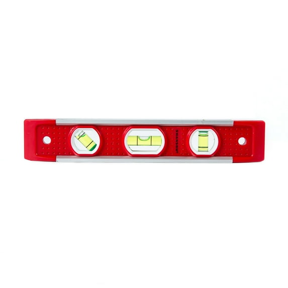 Swanson Tool Co 9-inch Magnetic Composite Torpedo Level with Aluminum Frame, Model TL001M