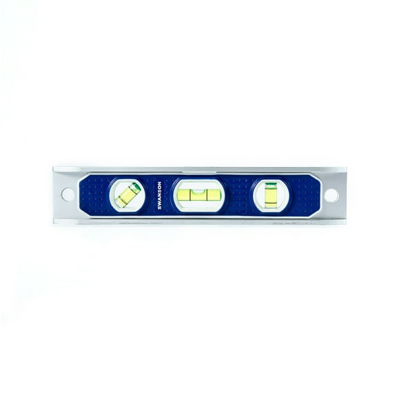 Swanson Tool Co 9" Magnetic Aluminum Frame Torpedo Level, 4 Rare Earth Magnets, Model TL002M