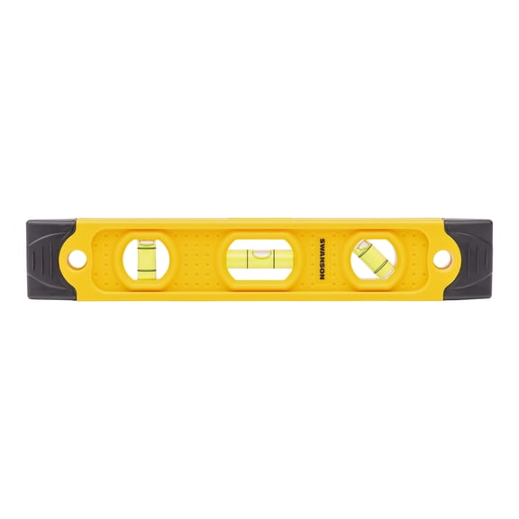 Swanson Tool Co Speedlite Composite Magnetic Shock-Resistant 9-inch Torpedo Level, Model TL021M