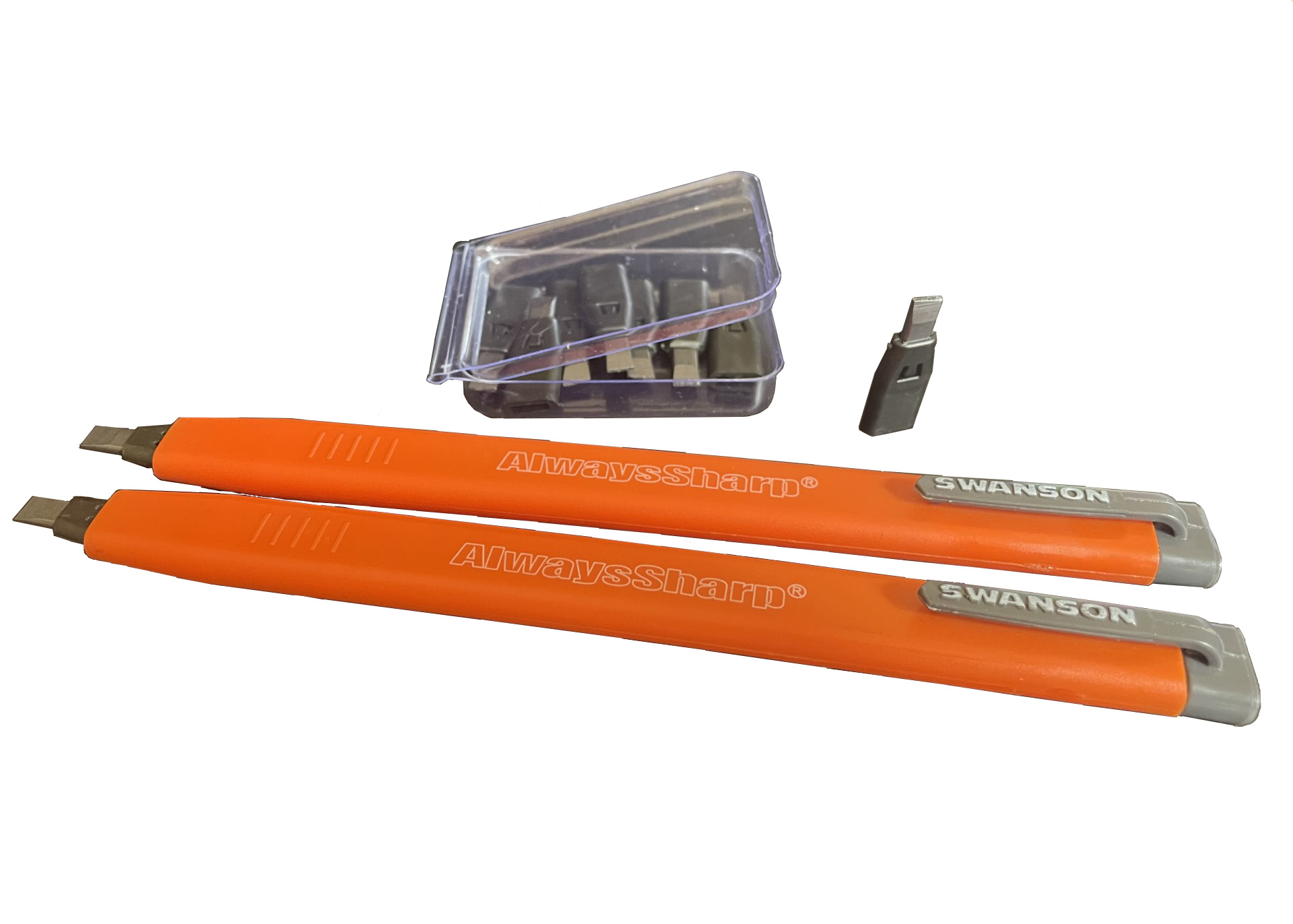 Swanson Tool Co's "AlwaysSharp" Refillable Mechanical Carpenter Pencils w/ Black Graphite Tips, Model CP216 - image 1 of 11