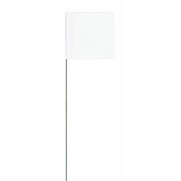 Swanson Tool FWT21100 Flag Stake, White - 2 x 3 in. - Bundle of 100