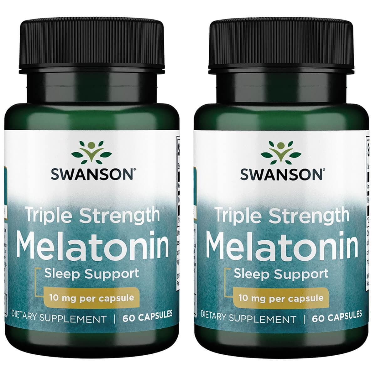 Can You Take Melatonin With Weed Swanson Triple Strength Melatonin - 100% Drug Free 10 mg 60 Caps 2 Pack
