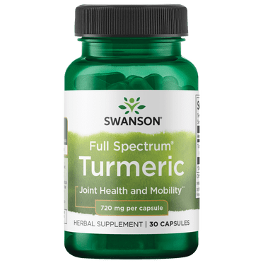 Complément Alimentaire Swanson Curcuma 720 Mg - Boîte De 100 Gélules - Neuf