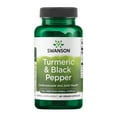 thumbnail image 1 of Swanson Turmeric & Black Pepper - Organic Joint Health, Heart Health, Digestion, & Liver Support Supplement - Natural Formula for Enhanced Bioavailability & Absorption - (60 Veggie Capsules), 1 of 7