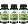 thumbnail image 1 of Swanson Turmeric, Garlic & Cayenne - Balanced Support 60 Caps 3 Pack, 1 of 7