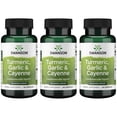 thumbnail image 1 of Swanson Turmeric, Garlic & Cayenne - Balanced Support 60 Caps 3 Pack, 1 of 7