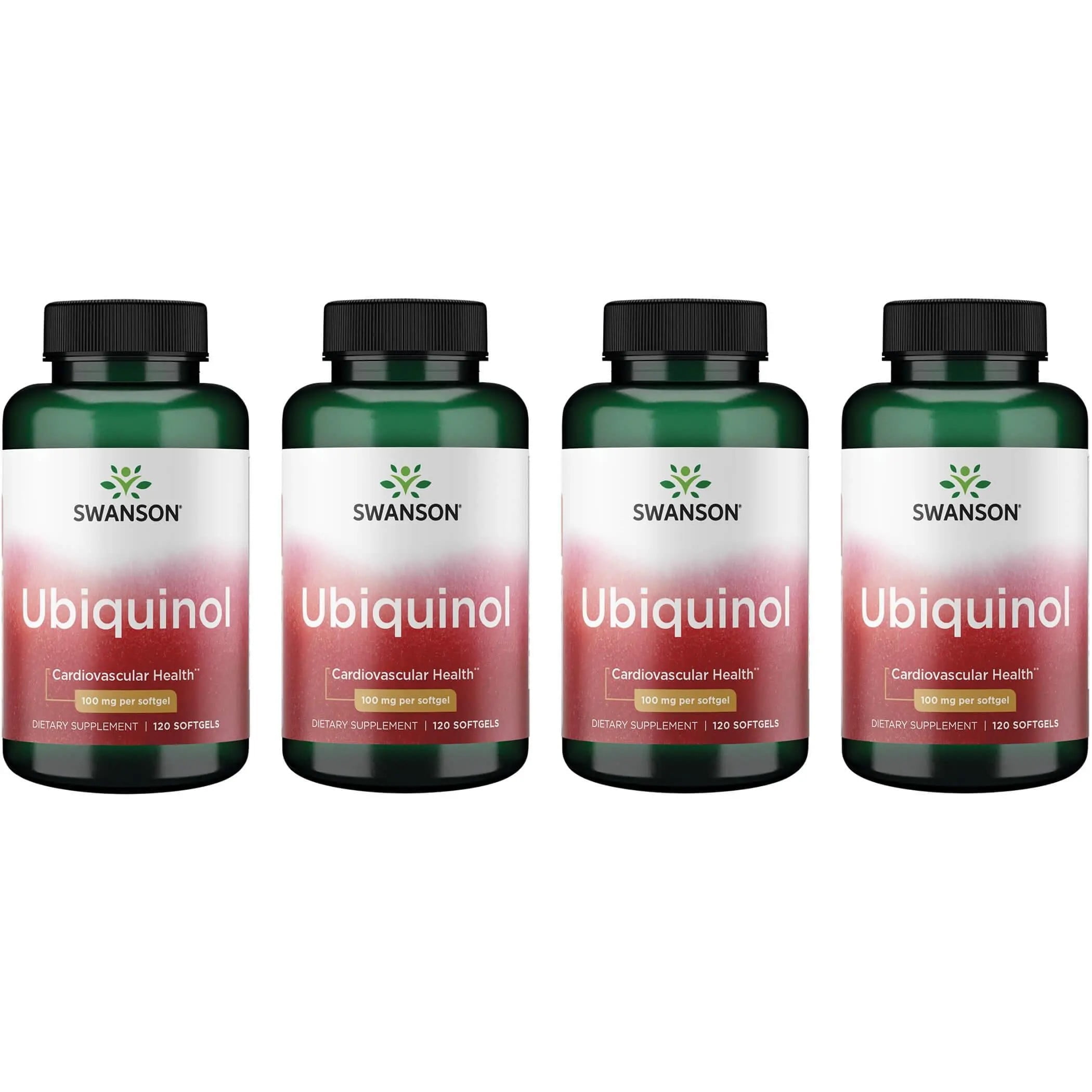 Swanson Ubiquinol 100 mg 120 Sgels 4 Pack