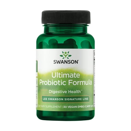 Swanson Ultimate Probiotic Formula Vegetable Capsules, 66.5 Billion Cfu, 30 Count