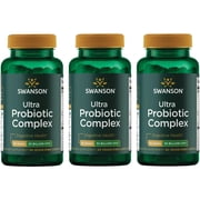 Swanson Ultra Probiotic Complex 30 Billion Cfu 60 Veg Capsules 3 Pack