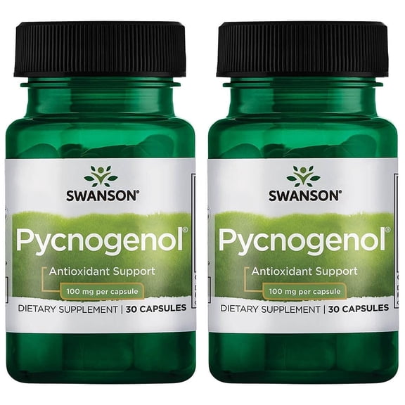 Swanson Ultra Pycnogenol 100 Milligrams 30 Capsules 2 Pack