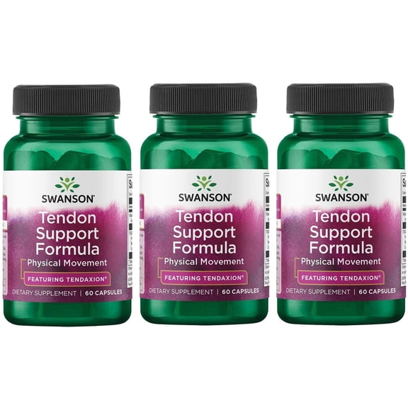 Swanson Ultra Tendon Support Formula - Featuring Tendaxion 60 Caps 3 Pack