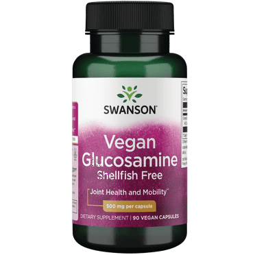 Swanson Vegetarian Glucosamine - Shellfish Free 500 mg 90 Veggie Capsules