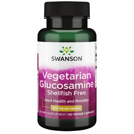 Swanson Vegetarian Glucosamine - Shellfish Free 500 mg 90 Veggie Capsules
