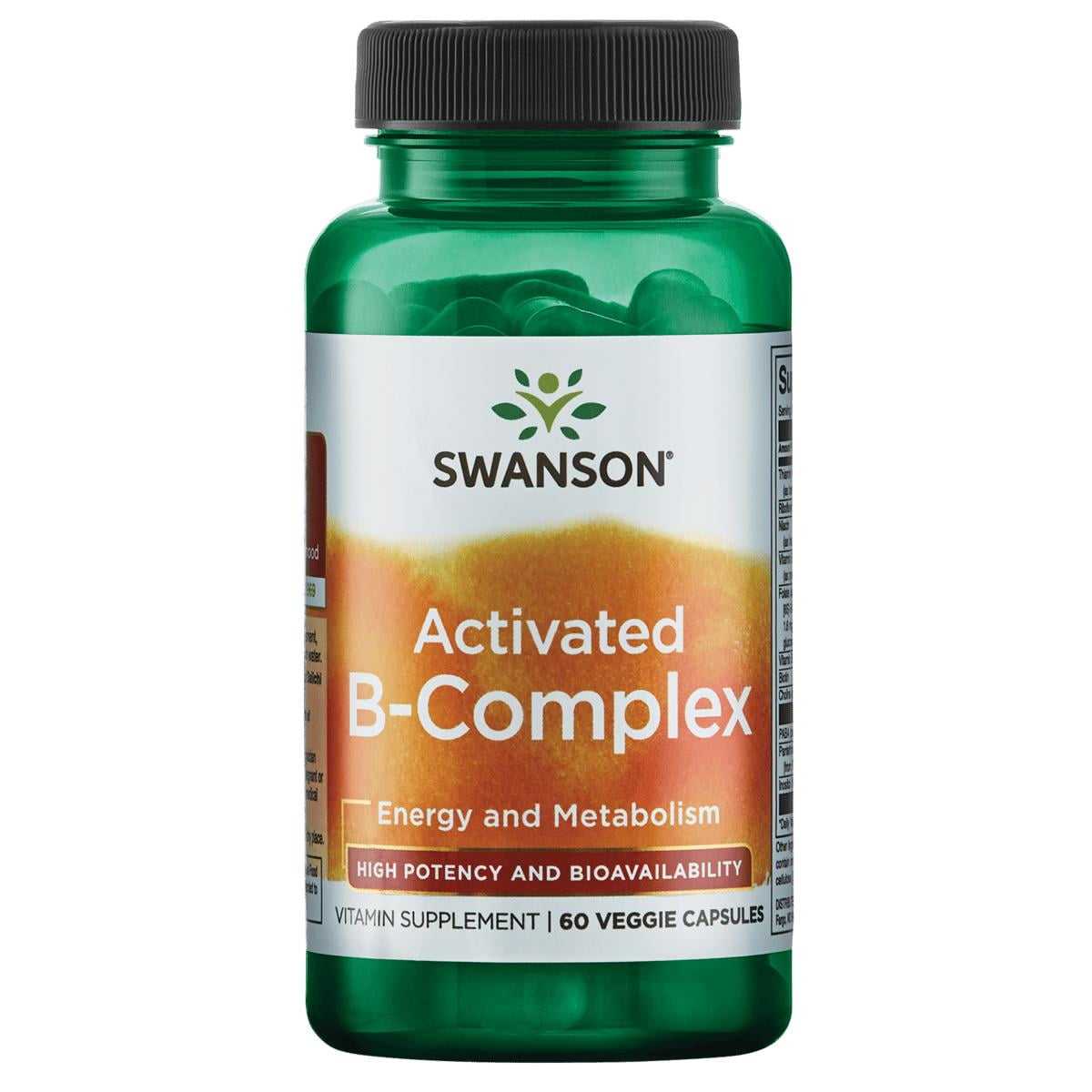 Activated B-Complex High Potency Bioavailability Veggie Capsules 60ct