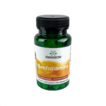 Swanson Vitamin B Benfotiamine - Maximum Strength 300 mg Veggie Capsule 60ct