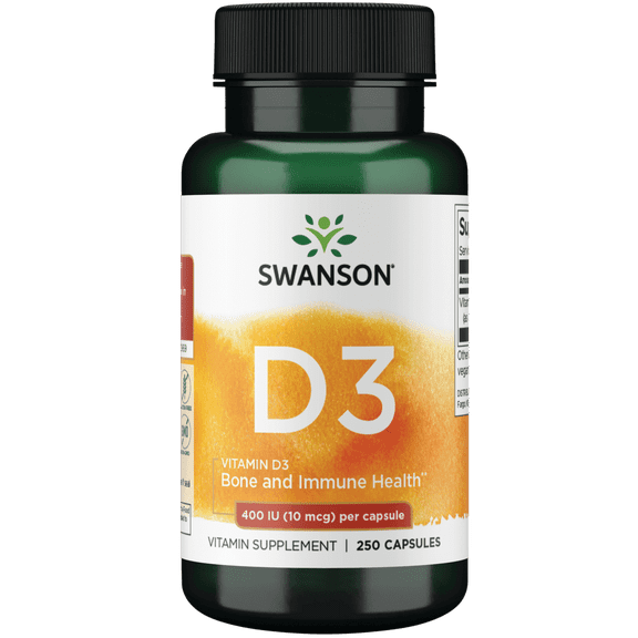 Swanson Vitamin D-3 400 Iu 250 Capsules