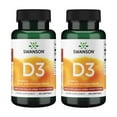 thumbnail image 1 of Swanson Vitamin D3 - Vitamin Supplement Support Bone Health & Immune System Support - Natural Support for Calcium Distribution & Absorption - (250 Softgels) (2 Pack), 1 of 7