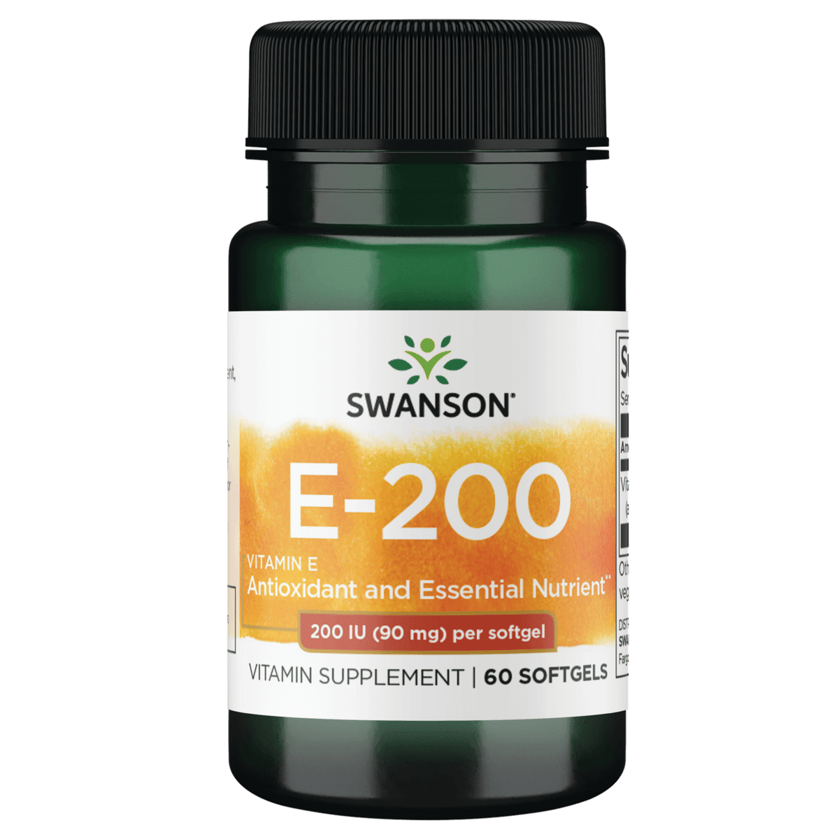 Swanson Vitamin E 200 Iu 60 Softgels