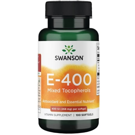 Swanson Vitamin E Mixed Tocopherols 400 Iu (268 Milligrams) 100 Sgels