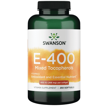 Swanson Vitamin E Mixed Tocopherols 400 Iu 250 Softgels