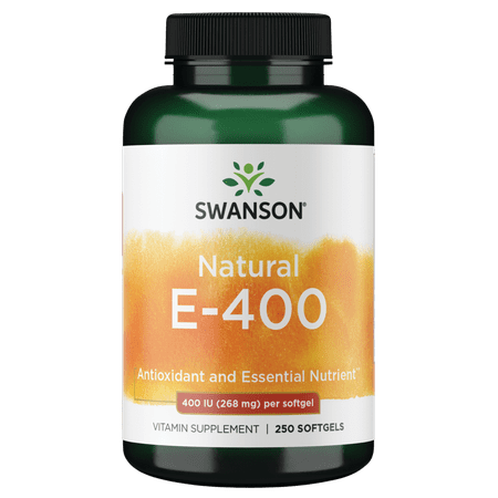 Swanson Vitamin E - Natural 400 Iu 250 Softgels