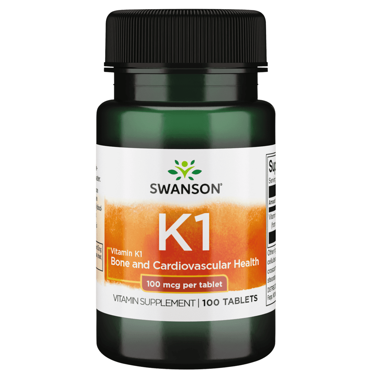 Swanson Vitamin K-1 100 Mcg 100 Tablets