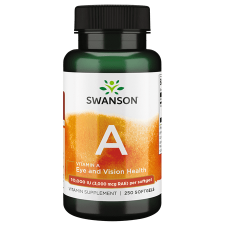 Swanson Vitamin a 10,000 Iu 250 Softgels