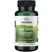 Swanson Wolfberry Standardized Extract Goji Berry 500 mg 60 Capsules