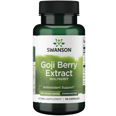 Swanson Wolfberry Standardized Extract (Goji Berry) 500 mg 60 Capsules