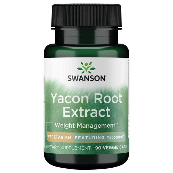 Swanson Yacontrol Yacon Root Extract 4:1 100 mg 90 Veggie Capsules