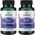 thumbnail image 1 of Swanson Zinc Gluconate - Mineral Supplement Promoting Prostate Health, Vision Health, & Immune Support -Gluconate Form for Optimal Absorption - (250 Tablets, 30mg Each) (2 Pack), 1 of 8
