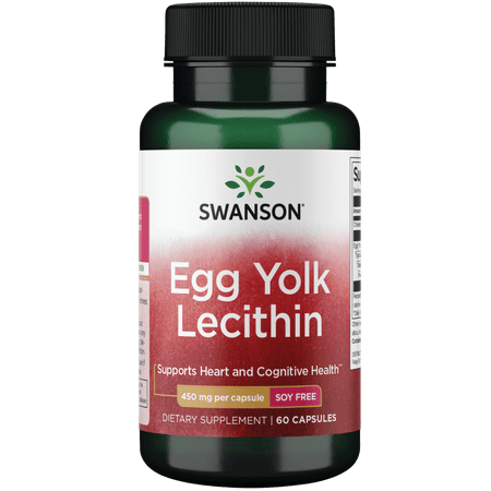 Swanson egg yolk lecithin 60 Capsules