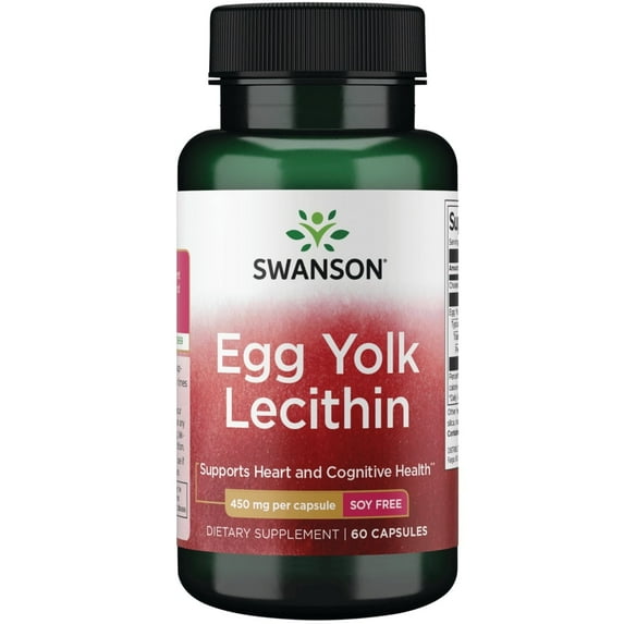 Swanson egg yolk lecithin 60 Capsules