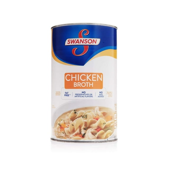 Swanson's Classics Collection Chicken Broth, 99% Fat Free, Recipe Starter, 49.5 Ounce (Pack of 12)