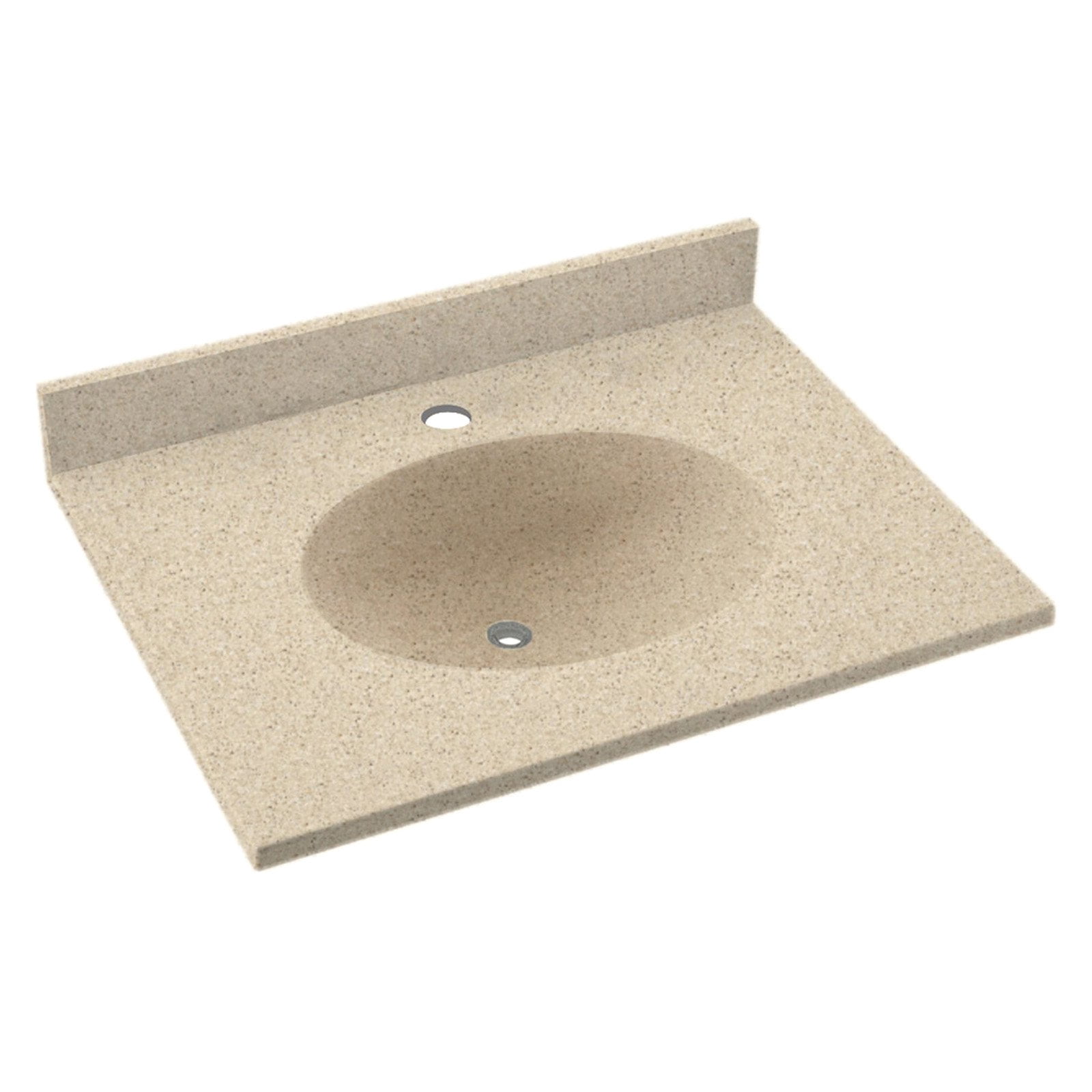 Swanstone 25W x 19D in. Ellipse Solid Surface Vanity Top - Walmart.com