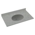 thumbnail image 1 of Swanstone 31W x 22D in. Ellipse Solid Surface Vanity Top, 1 of 3
