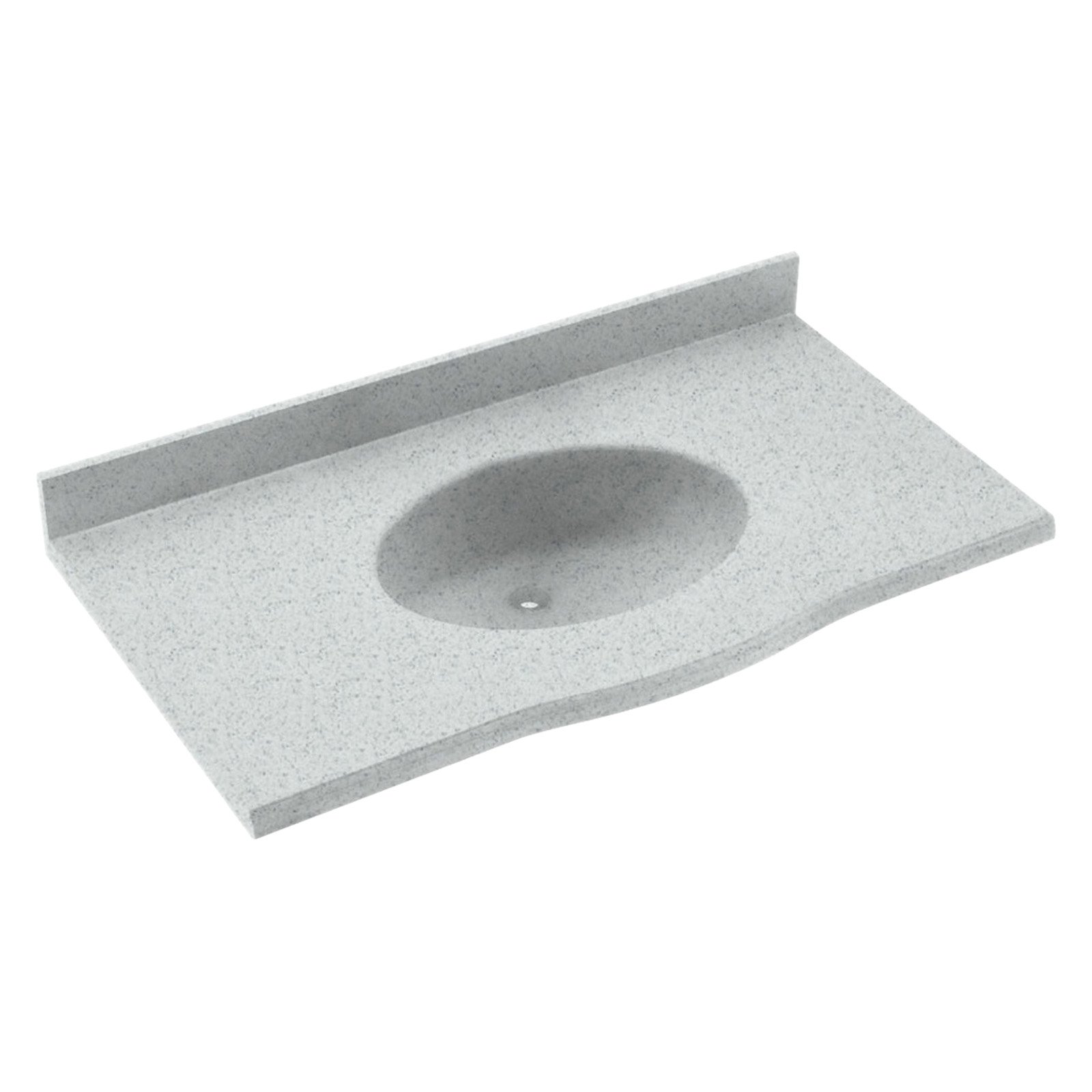 Swanstone Vanity Tops Complaints Swanstone 43W x 22.5D in. Europa Solid Surface Vanity Top - Walmart.com