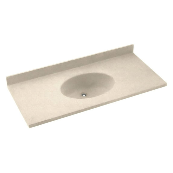 Swanstone 49W x 22.5D in. Chesapeake Solid Surface Vanity Top